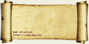 Hana Atanacković vizit kartica